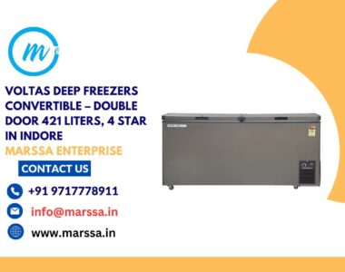 Voltas Deep Freezers Convertible – Double Door 421 Liters, 4 Star in Indore Marssa Enterprise