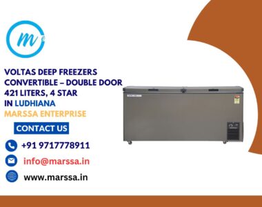 Voltas Deep Freezers Convertible – Double Door 421 Liters, 4 Star in Ludhiana Marssa Enterprise